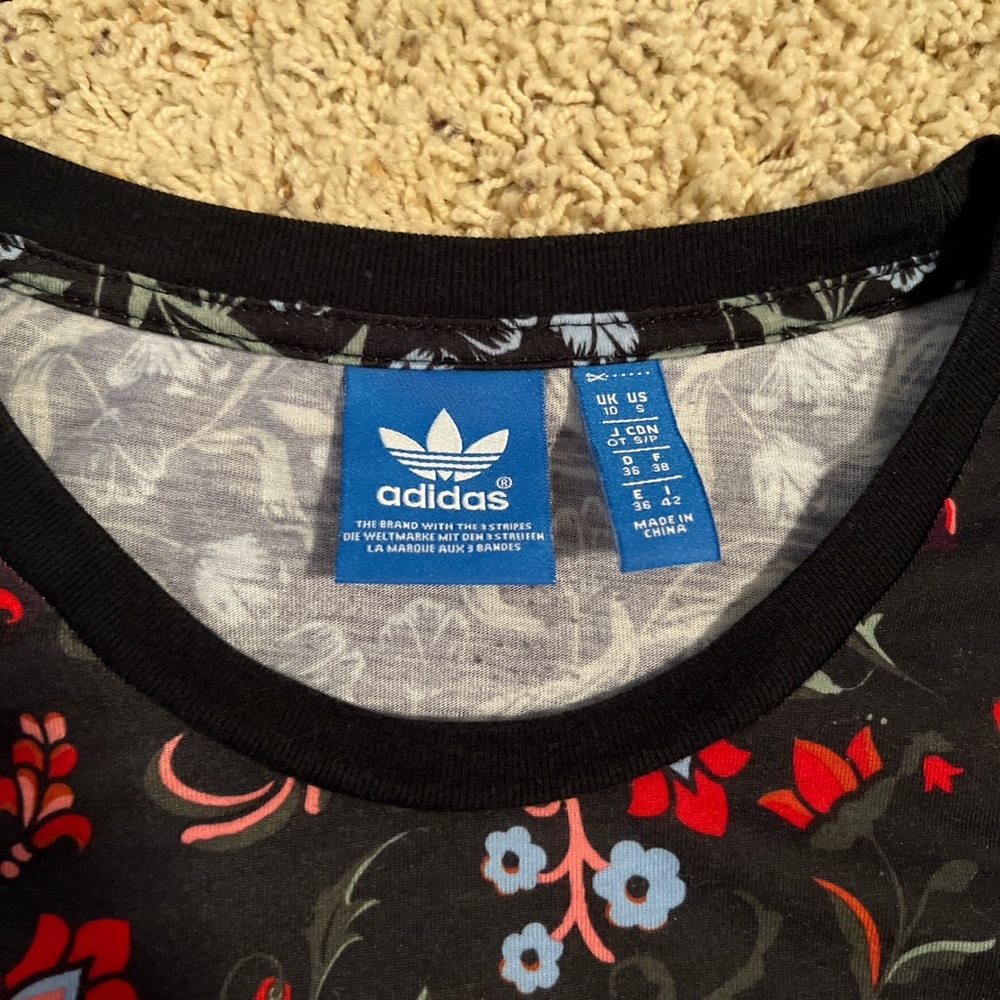 Adidas Originals Women’s Floral Moscow Shirt (S) - Picture 4 of 4
